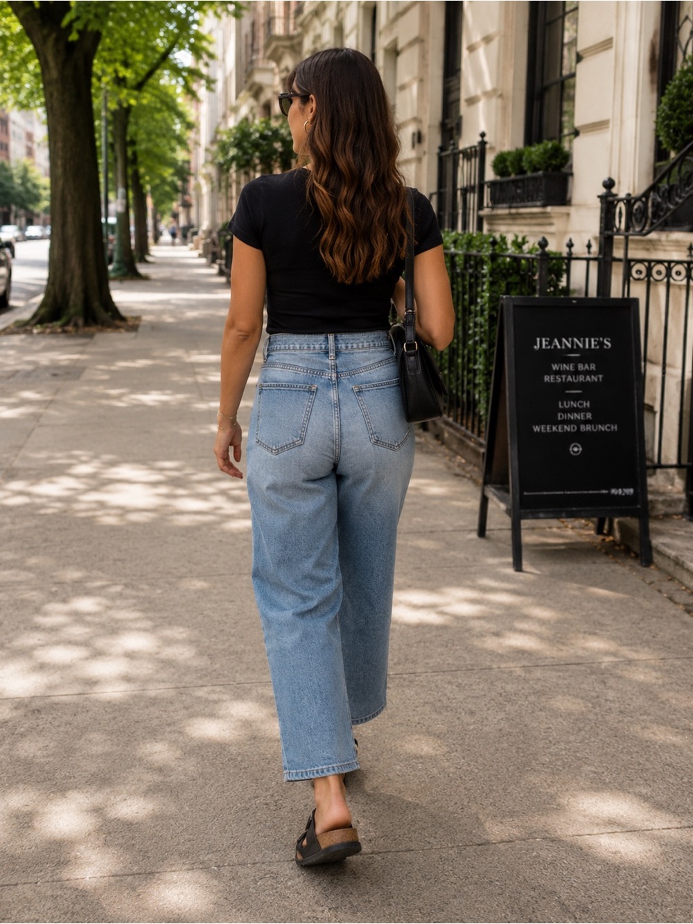 Time and Tru Crop Wide Leg Jeans Light Wash High Rise Size 10 NWT - Picture 10 of 10